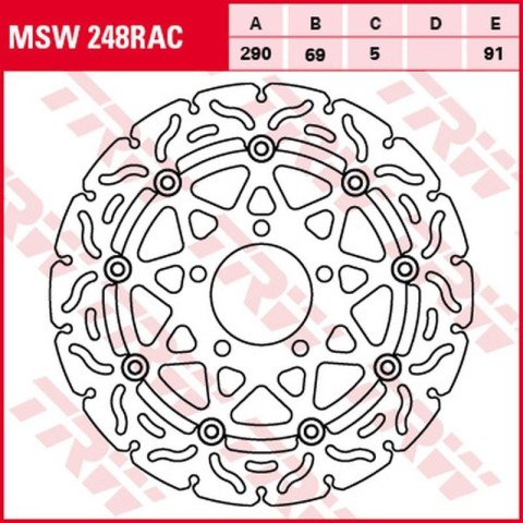 TRW ZF TARCZA HAMULCOWA PRZÓD SUZUKI GSF 650 '05-'06, SV 650 '03-'10, GSX 750F '03-'06, VZ 1500 INTRUDER '09-'13, VLR 1800 INTRU TRW ZF TARCZA HAMULCOWA PRZÓD SUZUKI GSF 650 '05-'06, SV 650 '03-'10, GSX 750F '03-'06, VZ 1500 INTRUDER '09-'13, VLR 1800 INTRU