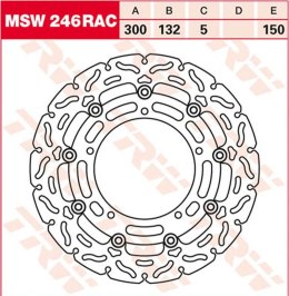 TRW ZF TARCZA HAMULCOWA PRZÓD YAMAHA YZF R25, YZF R3, MT-03 '15-, FZ-6N/S FAZER '04-'10, XJ6 600N/F/S DIVERSION '09-'16, YZF R6 