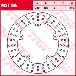 TRW ZF TARCZA HAMULCOWA TYŁ APRILIA SR 125/300 '11-, GILERA NEXUS 250 '06-'08, NEXUS 125 '07-'15, NEXUS 300 '08-'14, NEXUS 500 '
