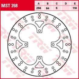 TRW ZF TARCZA HAMULCOWA TYŁ HONDA VFR 750F '90-'97, VFR 800 '02-'09 (256X94X5MM)