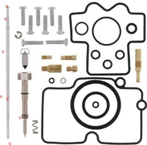 BEARING WORX ZESTAW NAPRAWCZY GAŹNIKA HONDA CRF 250R '09, (26-1235) BEARING WORX ZESTAW NAPRAWCZY GAŹNIKA HONDA CRF 250R '09, (26-1235)