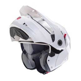 CABERG KASK SZCZĘKOWY FLIP-UP ENDURO MODEL TOURMAX X SOLID KOLOR BIAŁY POŁYSK ROZMIAR S (PINLOCK W ZESTAWIE)