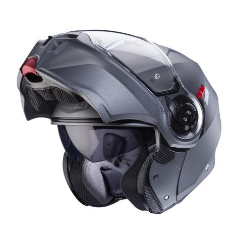 CABERG KASK SZCZĘKOWY FLIP-UP MODEL DUKE EVO SOLID KOLOR SZARY MAT KAMO ROZMIAR XL (PINLOCK W ZESTAWIE) CABERG KASK SZCZĘKOWY FLIP-UP MODEL DUKE EVO SOLID KOLOR SZARY MAT KAMO ROZMIAR XL (PINLOCK W ZESTAWIE)