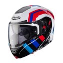 CABERG KASK SZCZĘKOWY FLIP-UP MODEL HORUS X ROAD KOLOR BIAŁY/CZARNY/CZERWONY/NIEBIESKI ROZMIAR XL (PINLOCK W ZESTAWIE)