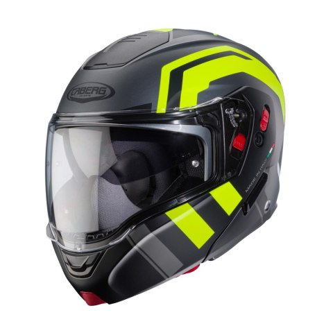 CABERG KASK SZCZĘKOWY FLIP-UP MODEL HORUS X ROAD KOLOR SZARY MAT/CZARNY/ŻÓŁTY FLUO ROZMIAR S (PINLOCK W ZESTAWIE) CABERG KASK SZCZĘKOWY FLIP-UP MODEL HORUS X ROAD KOLOR SZARY MAT/CZARNY/ŻÓŁTY FLUO ROZMIAR S (PINLOCK W ZESTAWIE)