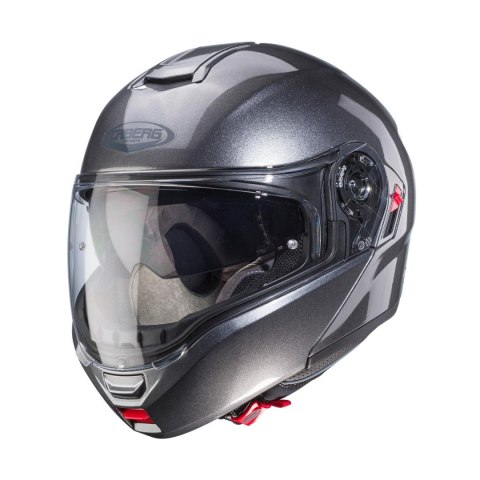 CABERG KASK SZCZĘKOWY FLIP-UP MODEL LEVO X SOLID KOLOR SZARY METALIK ROZMIAR M (PINLOCK W ZESTAWIE) CABERG KASK SZCZĘKOWY FLIP-UP MODEL LEVO X SOLID KOLOR SZARY METALIK ROZMIAR M (PINLOCK W ZESTAWIE)