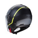 CABERG PROMOCJA KASK OTWARTY JET Z BLENDĄ MODEL RIVIERA V4X GEO KOLOR CZARNY MAT/ŻÓŁTY FLUO/SZARY ROZMIAR XXL