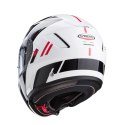 CABERG PROMOCJA KASK SZCZĘKOWY FLIP-UP MODEL LEVO X MANTA KOLOR BIAŁY/SZARY/CZARNY/CZERWONY ROZMIAR M (PINLOCK W ZESTAWIE)