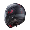 CABERG PROMOCJA KASK SZCZĘKOWY FLIP-UP MODEL LEVO X MANTA KOLOR CZARNY MAT/SZARY/CZERWONY ROZMIAR XL (PINLOCK W ZESTAWIE)