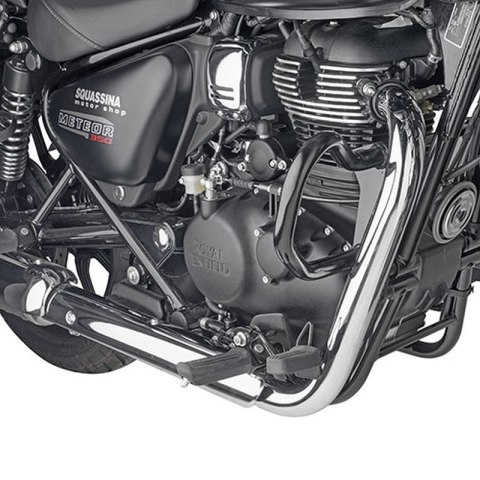 KAPPA GMOLE OSŁONY SILNIKA ROYAL ENFIELD METEOR 350 '21- CZARNE KAPPA GMOLE OSŁONY SILNIKA ROYAL ENFIELD METEOR 350 '21- CZARNE