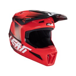 LEATT KASK MOTO 2.5 V24 HELMET RED KOLOR CZERWONY/CZARNY/BIAŁY ROZMIAR L (59-60 cm)