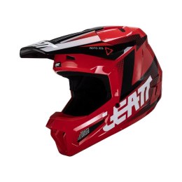LEATT KASK MOTO 2.5 V24 HELMET RED KOLOR CZERWONY/CZARNY/BIAŁY ROZMIAR L (59-60 cm)