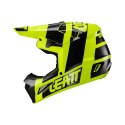 LEATT KASK MOTO 3.5 V24 (+GOGLE VELOCITY 4.5 GRATIS) HELMET KIT CITRUS KOLOR CZARNY/ŻÓŁTY FLUO ROZMIAR L (59-60 cm)