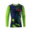 LEATT KOSZULKA MOTO 5.5 ULTRAWELD JERSEY JUNGLE KOLOR CZARNY/GRANATOWY/ZIELONY FLUO ROZMIAR L