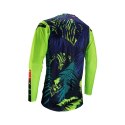 LEATT KOSZULKA MOTO 5.5 ULTRAWELD JERSEY JUNGLE KOLOR CZARNY/GRANATOWY/ZIELONY FLUO ROZMIAR L