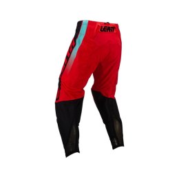 LEATT SPODNIE MOTO 4.5 PANTS RED KOLOR CZARNY/CZERWONY ROZMIAR XL