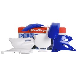 POLISPORT KOMPLET PLASTIKÓW YAMAHA YZ 85 '02-'14 KOLOR NIEBIESKI BIAŁY OEM