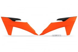 UFO OSŁONY CHŁODNIC KTM SX/SXF(SX-F) 125/250/300/350/450F 2023 KOLOR POMARAŃCZOWY FLUO