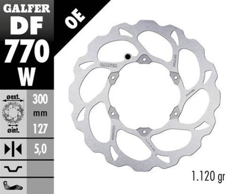 GALFER TARCZA HAMULCOWA PRZÓD KTM 690R ENDURO '08-'23; 950R SUPER ENDURO '06-; 990 ADVENTURE '06-; 990R SUPER ENDURO '06-; HUSQV