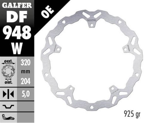 GALFER TARCZA HAMULCOWA PRZÓD KTM RC 125 '22-'23; RC 200 '22-23; RC 390 '22'23 (WAVE FIXED) (320X204X5MM) GALFER TARCZA HAMULCOWA PRZÓD KTM RC 125 '22-'23; RC 200 '22-23; RC 390 '22'23 (WAVE FIXED) (320X204X5MM)