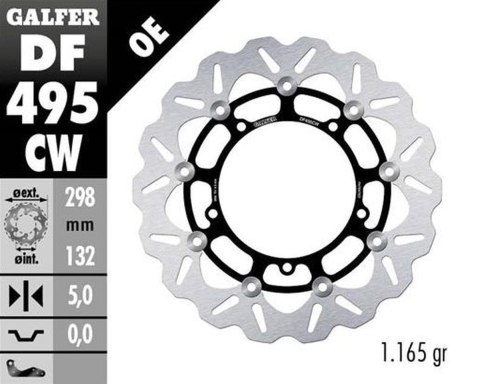 GALFER TARCZA HAMULCOWA PRZÓD YAMAHA FZ 6S FAZER '04-'07; XJ 6S DIVERSION '09-; MT 03 '06-; MT 07 '21-'23; MT 09 850/890 '13-'32 GALFER TARCZA HAMULCOWA PRZÓD YAMAHA FZ 6S FAZER '04-'07; XJ 6S DIVERSION '09-; MT 03 '06-; MT 07 '21-'23; MT 09 850/890 '13-'32