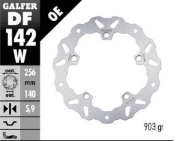 GALFER TARCZA HAMULCOWA TYŁ HONDA CRF 1100L AFRICA TWIN '20- (WAVE FIXED) (256X140X5,9MM)