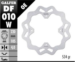 GALFER TARCZA HAMULCOWA TYŁ HONDA CRF 250L/M '13-; CRF 300L RALLY '21-; FMX 650 '05-; NX 650 DOMINATOR '93-'01; SLR 650 '96- (WA