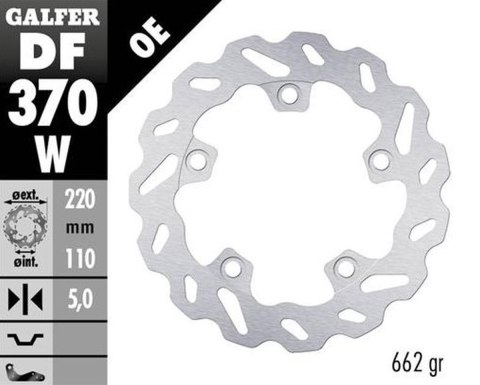 GALFER TARCZA HAMULCOWA TYŁ SUZUKI GSX-R 1000 '16- (WAVE FIXED) (220X110X5MM) GALFER TARCZA HAMULCOWA TYŁ SUZUKI GSX-R 1000 '16- (WAVE FIXED) (220X110X5MM)