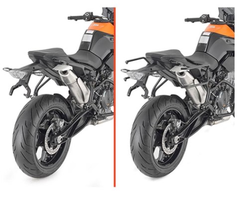 KAPPA STELAŻ POD TORBY (SAKWY) BOCZNE SZYBKIEGO MONTAŻU REMOVE-X KTM DUKE 890 '21-'23 KAPPA STELAŻ POD TORBY (SAKWY) BOCZNE SZYBKIEGO MONTAŻU REMOVE-X KTM DUKE 890 '21-'23