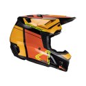 LEATT KASK MOTO 7.5 V24 (+GOGLE VELOCITY 4.5 GRATIS) HELMET KIT CITRUS KOLOR CZARNY/POMARAŃCZOWY/ŻÓŁTY FLUO ROZMIAR XL (61-62 cm
