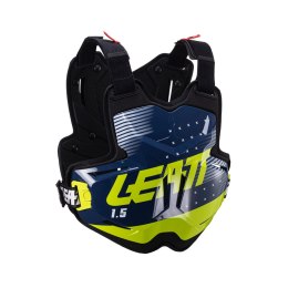 LEATT OSŁONA KLATKI PIERSIOWEJ (BUZER) CHEST PROTECTOR 1.5 TORQUE BLUE KOLOR GRANATOWY/ŻÓŁTY FLUO ROZMIAR UNIWERSALNY