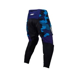 LEATT SPODNIE MOTO 4.5 ENDURO PANTS BLUE KOLOR CZARNY/GRANATOWY/NIEBIESKI/CAMO ROZMIAR S