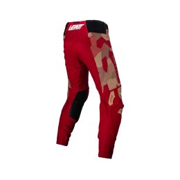 LEATT SPODNIE MOTO 5.5 I.K.S RUBYSTONE KOLOR CZERWONY/BRĄZOWY CAMO ROZMIAR L