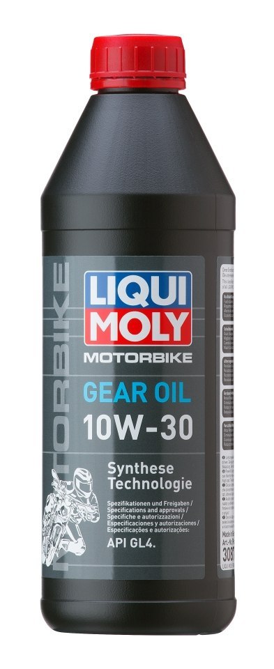 LIQUI MOLY OLEJ PRZEKŁADNIOWY MOTORBIKE GEAR OIL 10W30 1L (6) LIQUI MOLY OLEJ PRZEKŁADNIOWY MOTORBIKE GEAR OIL 10W30 1L (6)