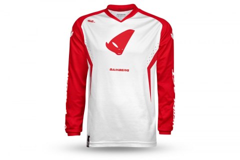 UFO KOSZULKA BAMBERG JERSEY CROSS KOLOR BIAŁY/CZERWONY ROZMIAR M - KOLEKCJA 2024 UFO KOSZULKA BAMBERG JERSEY CROSS KOLOR BIAŁY/CZERWONY ROZMIAR M - KOLEKCJA 2024
