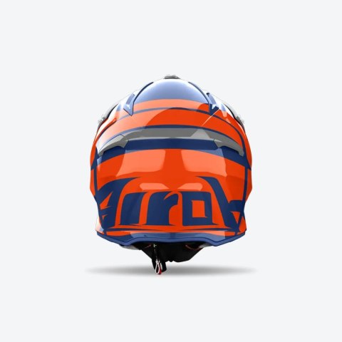 AIROH KASK CROSS / ENDURO / ATV / QUAD AVIATOR ACE 2 ENGINE CERULEAN GLOSS KOLOR POMARAŃCZOWY/BIAŁY/NIEBIESKI ROZMIAR L AIROH KASK CROSS / ENDURO / ATV / QUAD AVIATOR ACE 2 ENGINE CERULEAN GLOSS KOLOR POMARAŃCZOWY/BIAŁY/NIEBIESKI ROZMIAR L