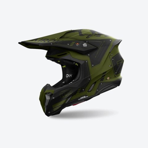 AIROH KASK CROSS / ENDURO / ATV / QUAD TWIST 3 MILITARY MATT KOLOR ZIELONY/CZARNY MAT ROZMIAR M AIROH KASK CROSS / ENDURO / ATV / QUAD TWIST 3 MILITARY MATT KOLOR ZIELONY/CZARNY MAT ROZMIAR M