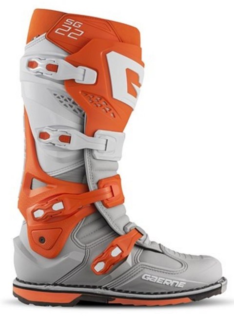 GAERNE BUTY CROSS/ENDURO MODEL SG-22 ORANGE/WHITE KOLOR POMARAŃCZOWY/BIAŁY ROZMIAR 48 GAERNE BUTY CROSS/ENDURO MODEL SG-22 ORANGE/WHITE KOLOR POMARAŃCZOWY/BIAŁY ROZMIAR 48