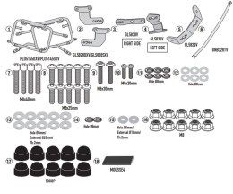 KAPPA STELAŻ KUFRÓW BOCZNYCH MONOKEY CAM SIDE BMW F 900 GS '24-, POD KUFRY KFR K'FORCE ALU