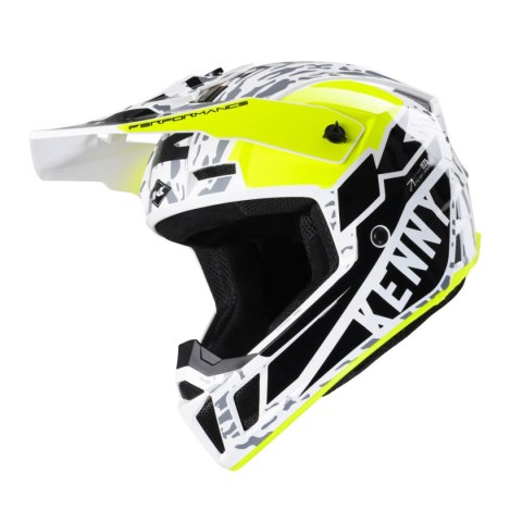 KENNY RACING WYPRZEDAŻ KASK CROSS/ENDURO MODEL PERFORMANCE MIPS STONE KOLOR CZARNY/BIAŁY/ŻÓŁTY ROZMIAR XL ( 61 - 62 CM ) KENNY RACING WYPRZEDAŻ KASK CROSS/ENDURO MODEL PERFORMANCE MIPS STONE KOLOR CZARNY/BIAŁY/ŻÓŁTY ROZMIAR XL ( 61 - 62 CM )