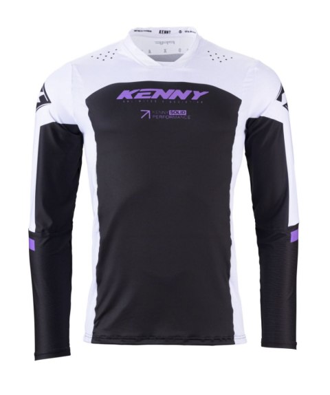 KENNY RACING WYPRZEDAŻ KOSZULKA CROSS/ENDURO MODEL PERFORMANCE SOLID BLACK/PURPLE KOLOR BIAŁY/CZARNY/FIOLETOWY ROZMIAR M KENNY RACING WYPRZEDAŻ KOSZULKA CROSS/ENDURO MODEL PERFORMANCE SOLID BLACK/PURPLE KOLOR BIAŁY/CZARNY/FIOLETOWY ROZMIAR M