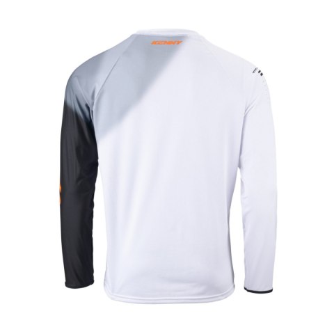 KENNY RACING WYPRZEDAŻ KOSZULKA CROSS/ENDURO MODEL TITANIUM TONES WHITE KOLOR BIAŁY/SZARY/POMARAŃCZOWY ROZMIAR M KENNY RACING WYPRZEDAŻ KOSZULKA CROSS/ENDURO MODEL TITANIUM TONES WHITE KOLOR BIAŁY/SZARY/POMARAŃCZOWY ROZMIAR M