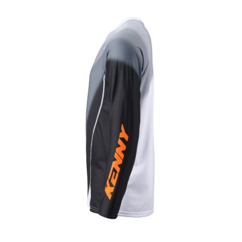 KENNY RACING WYPRZEDAŻ KOSZULKA CROSS/ENDURO MODEL TITANIUM TONES WHITE KOLOR BIAŁY/SZARY/POMARAŃCZOWY ROZMIAR M KENNY RACING WYPRZEDAŻ KOSZULKA CROSS/ENDURO MODEL TITANIUM TONES WHITE KOLOR BIAŁY/SZARY/POMARAŃCZOWY ROZMIAR M