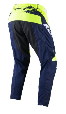 KENNY RACING WYPRZEDAŻ SPODNIE CROSS/ENDURO MODEL FORCE NAVY/NEON YELLOW KOLOR NIEBIESKI/BIAŁY/ŻÓŁTY FLUO ROZMIAR 32