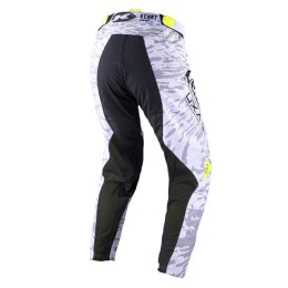 KENNY RACING WYPRZEDAŻ SPODNIE CROSS/ENDURO MODEL PERFORMANCE STONE WHITE KOLOR SZARY/CZARNY/ŻÓŁTY ROZMIAR 28