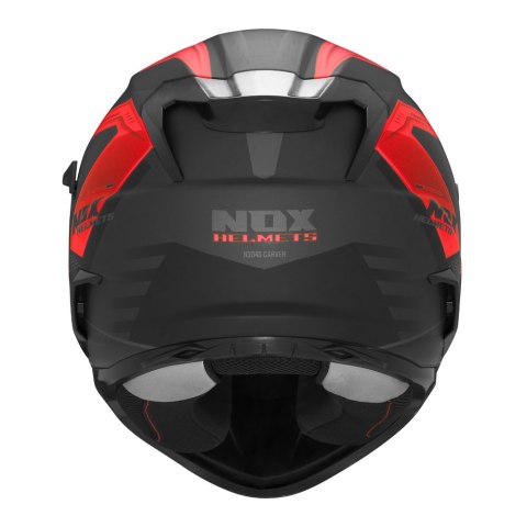 NOX KASK INTEGRALNY (FULL FACE) Z BLENDĄ N304S CARVER KOLOR CZARNY/CZERWONY MAT ROZMIAR S NOX KASK INTEGRALNY (FULL FACE) Z BLENDĄ N304S CARVER KOLOR CZARNY/CZERWONY MAT ROZMIAR S