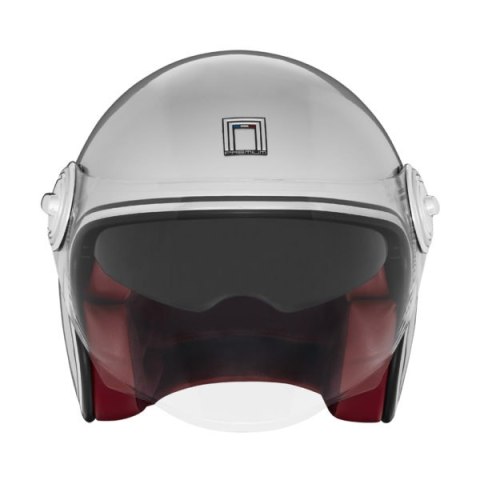 NOX PREMIUM KASK OTWARTY JET HERITAGE SOLID KOLOR SREBRNY ROZMIAR M NOX PREMIUM KASK OTWARTY JET HERITAGE SOLID KOLOR SREBRNY ROZMIAR M