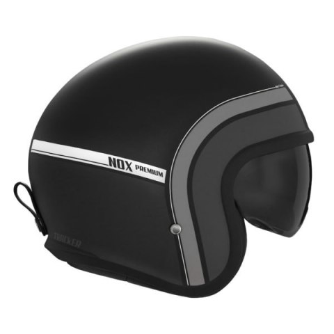 NOX PREMIUM KASK OTWARTY JET NEXT TRAKER KOLOR CZARNY/TYTANOWY MAT ROZMIAR XL (CIEMNA BLENDA) NOX PREMIUM KASK OTWARTY JET NEXT TRAKER KOLOR CZARNY/TYTANOWY MAT ROZMIAR XL (CIEMNA BLENDA)