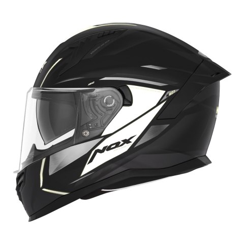 NOX PROMOCJA KASK INTEGRALNY (FULL FACE) Z BLENDĄ N401 XENO KOLOR CZARNY/BIAŁY MAT ROZMIAR XL NOX PROMOCJA KASK INTEGRALNY (FULL FACE) Z BLENDĄ N401 XENO KOLOR CZARNY/BIAŁY MAT ROZMIAR XL