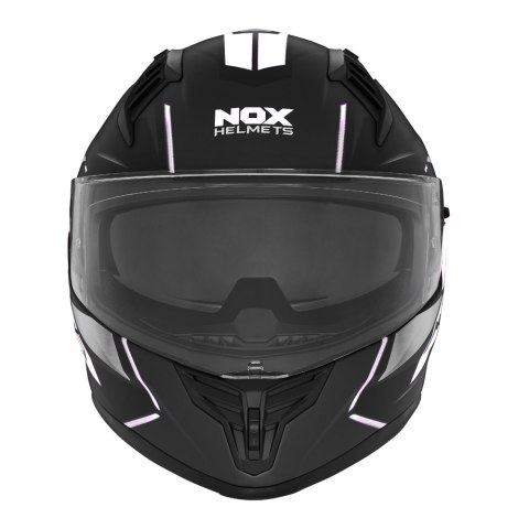NOX PROMOCJA KASK INTEGRALNY (FULL FACE) Z BLENDĄ N401 XENO KOLOR CZARNY/BIAŁY MAT ROZMIAR XL NOX PROMOCJA KASK INTEGRALNY (FULL FACE) Z BLENDĄ N401 XENO KOLOR CZARNY/BIAŁY MAT ROZMIAR XL